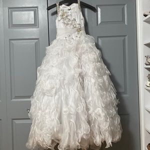 White Pageant Dress